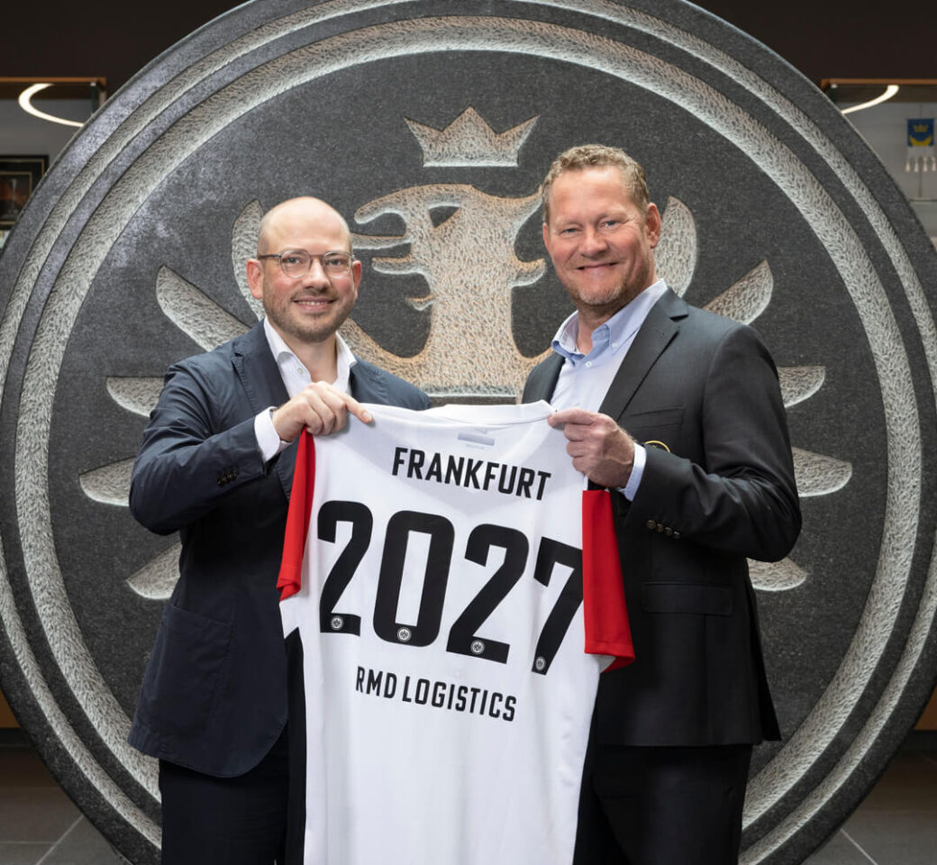 Echte Doppelspitze: RMD Logistics und Eintracht Frankfurt