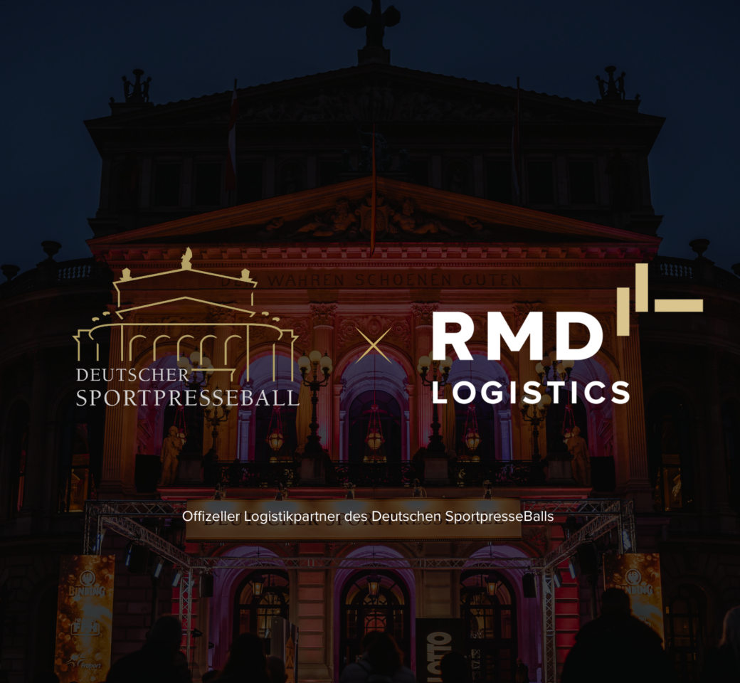 RMD Logistics ist offizieller Logistikpartner des 43. Deutschen Sportpresseballs